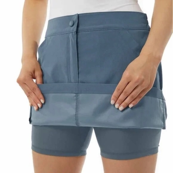 32 Degrees Ladies' Tech Skort/Skirt, Vintage Indigo (Blue), XXL NWT - Picture 2 of 14